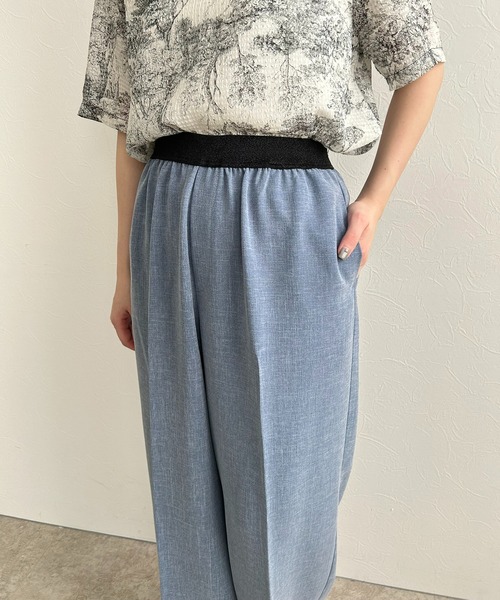 LHELBIE（レルビエ）の「ラメベルトワイドパンツ（その他パンツ・レディース・ブラック/ブルー/ブラウン・M）」の10枚目の写真