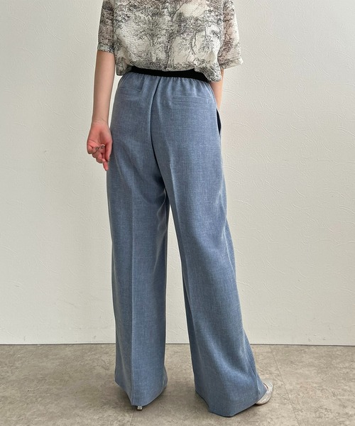 LHELBIE（レルビエ）の「ラメベルトワイドパンツ（その他パンツ・レディース・ブラック/ブルー/ブラウン・M）」の8枚目の写真