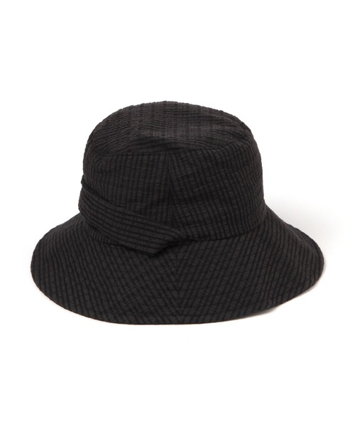 studio CLIP（スタディオクリップ）の「【抗菌防臭】ワイヤー入りリボン付きハット（ハット・レディース・オフホワイト/ブラック・FREE）」の21枚目の写真