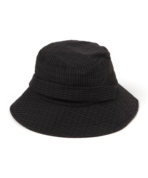 studio CLIP（スタディオクリップ）の「【抗菌防臭】ワイヤー入りリボン付きハット（ハット・レディース・オフホワイト/ブラック・FREE）」の22枚目の写真