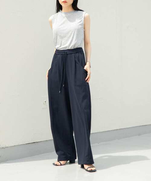 KBF（ケイビーエフ）の「デザインステッチスリーブレスカットソー（Tシャツ/カットソー・レディース・グレー/アイボリー/オフホワイト・ONE）」の21枚目の写真