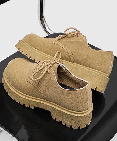 CALIFORNIA OUTFITTERS（カリフォルニア アウトフィッターズ）の「6D9 厚底ソール スエードライク ワークブーツ（ブーツ・メンズ・ベージュ/ブラック・40/42/44）」の16枚目の写真