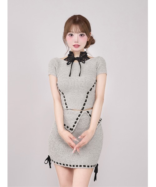 darich ボーダーニット セットアップ ダーリッチ ボーダーニットセットアップ