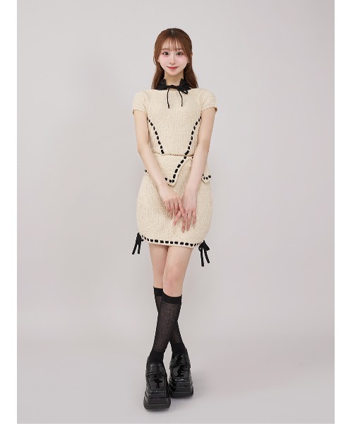 darich ボーダーニット セットアップ ダーリッチ ボーダーニットセットアップ