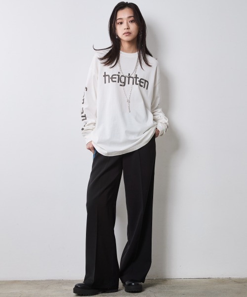 CHIC STYLE(シックスタイル)の「ストレートワイドパンツ<大きいサイズ有>シックスタイル(スラックス・レディース・ブラウン/ブラック・5L/4L/3L/LL/L/M)」の5枚目の写真