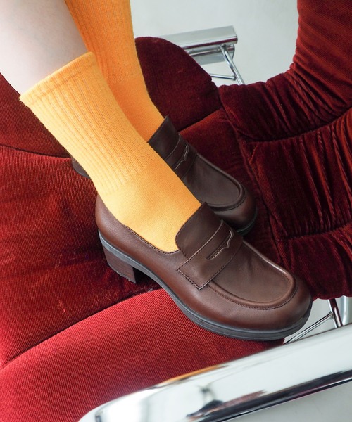 あしながおじさん（アシナガオジサン）の「防滑│コインローファー　2810593（ローファー・レディース・ブラック/ブラウン系その他/ダークブラウン/ベージュ系その他・24cm/24.5cm/22.5cm/23cm/23.5cm）」の3枚目の写真