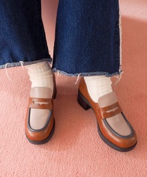 あしながおじさん（アシナガオジサン）の「防滑│コインローファー　2810593（ローファー・レディース）」