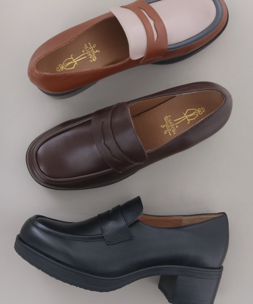 あしながおじさん（アシナガオジサン）の「防滑│コインローファー　2810593（ローファー・レディース・ブラック/ブラウン系その他/ダークブラウン/ベージュ系その他・24cm/24.5cm/22.5cm/23cm/23.5cm）」の5枚目の写真