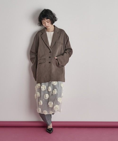 THE YOn（ザヨン）の「ヘリンボーンタックスリーブテーラード