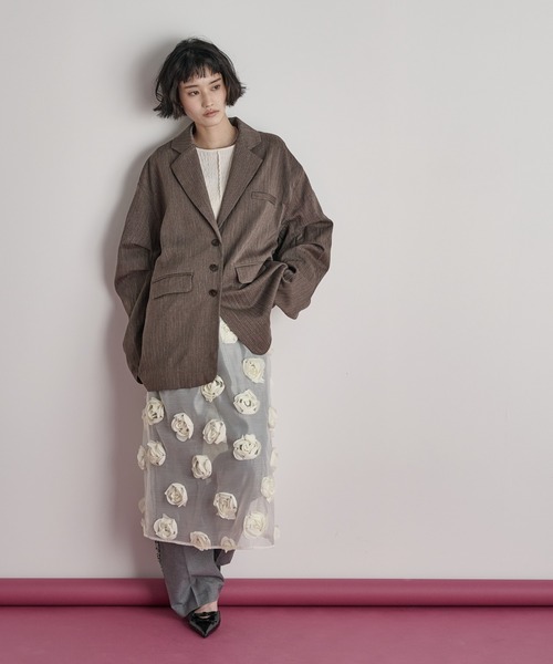 THE YOn（ザヨン）の「ヘリンボーンタックスリーブテーラード