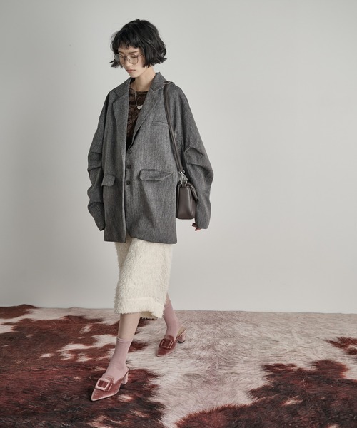 THE YOn（ザヨン）の「ヘリンボーンタックスリーブテーラード