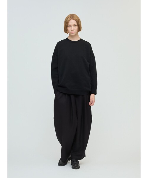 mizuiro ind クルーネックワイドプルオーバー（ニット/セーター