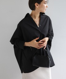 evernavy（エバーネイビー）の「イージーケアポンチョシャツブラウス（シャツ/ブラウス）」