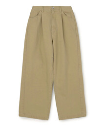 DANTON ダントン　パンツ　ベージュ MEN'S HEAVY TWILL 2TUCK EASY PANTS｜PANTS｜DANTON(ダントン