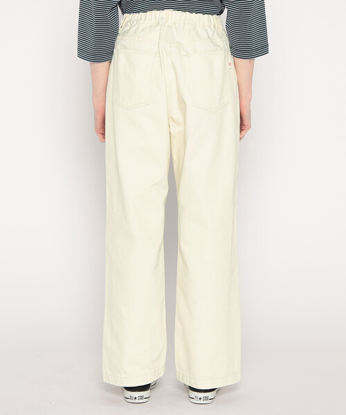 Danton ダントン　パンツ　コットン100% 36 WOMEN'S COTTON DRILL TUCK STRAIGHT PANTS（その他パンツ