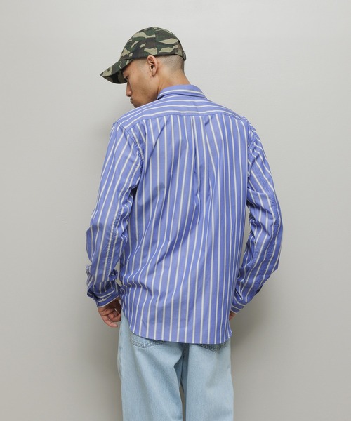 BAL（バル）の「FROG BUTTON SHIRT（シャツ/ブラウス・メンズ・ブルー/ブラック/オリーブ・3/2/1）」の9枚目の写真