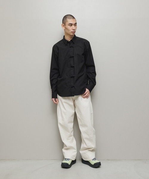 BAL（バル）の「FROG BUTTON SHIRT（シャツ/ブラウス・メンズ・ブルー/ブラック/オリーブ・3/2/1）」の20枚目の写真