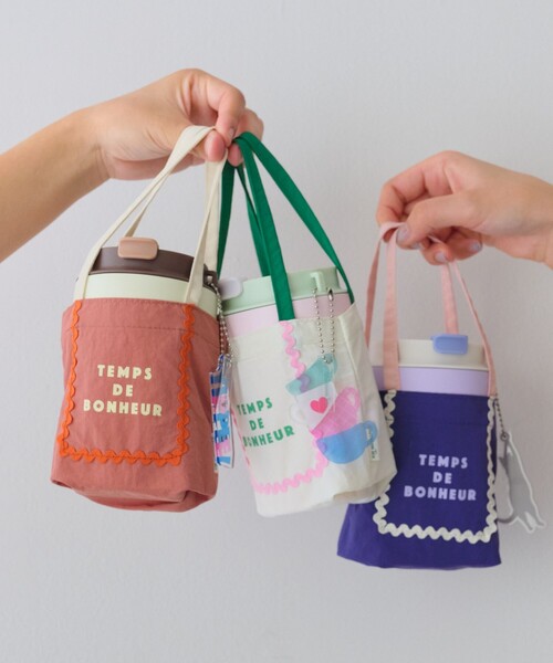 Afternoon Tea（アフタヌーンティー）の「タンブラーホルダー（カトラリー・レディース・ホワイト/ブラウン/パープル・ONE SIZE）」の4枚目の写真