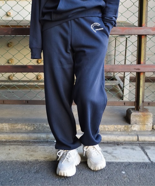 MODISH GAZE(モディシュガゼ)の「【MODISH GAZE】裏毛スウェットパンツ(ATHLEISURE)(スウェットパンツ・メンズ・オートミール/ブラック/杢グレー/グリーン/ネイビー・MEDIUM)」の14枚目の写真