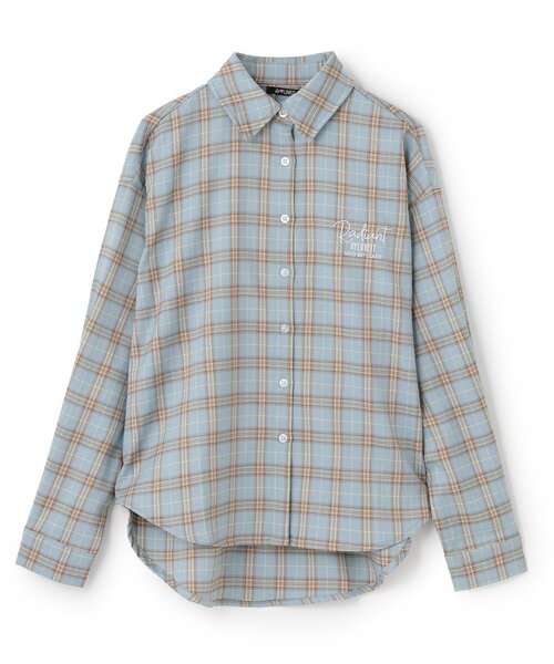 by LOVEiT(バイラビット)の「チェックルーズシャツ(シャツ/ブラウス・キッズ・ピンク/ブルー・160cm/150cm/140cm/130cm/120cm)」の11枚目の写真