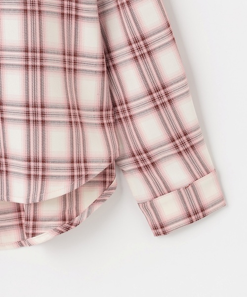 by LOVEiT(バイラビット)の「チェックルーズシャツ(シャツ/ブラウス・キッズ・ピンク/ブルー・160cm/150cm/140cm/130cm/120cm)」の17枚目の写真