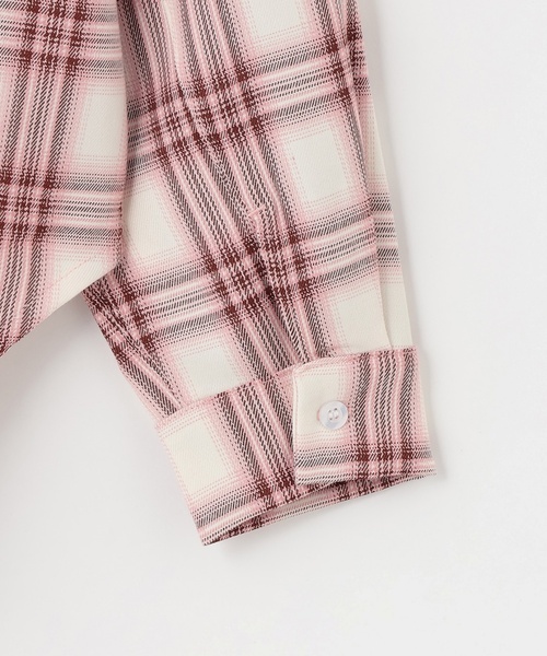 by LOVEiT(バイラビット)の「チェックルーズシャツ(シャツ/ブラウス・キッズ・ピンク/ブルー・160cm/150cm/140cm/130cm/120cm)」の18枚目の写真