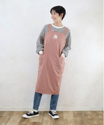 and it_（アンドイット）の「アニマル刺繍クロスエプロン（エプロン）」