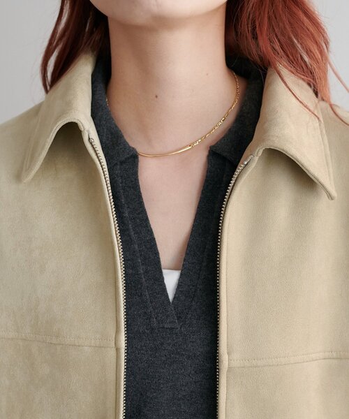 フェイクスエードジャケット（その他アウター）｜DISCOAT