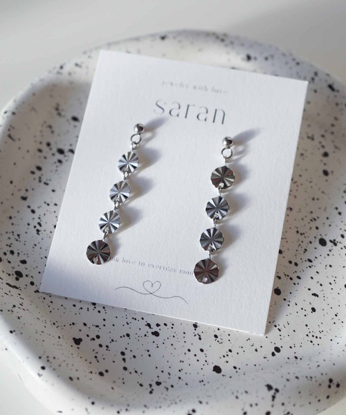 CERCA(チェルカ)の「saran jewelry/04 circle ピアス(ピアス(両耳用)・レディース・シルバー/ゴールド・FREE)」の4枚目の写真