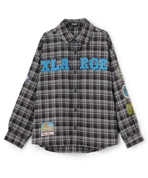 XLARGE KIDS | パッチロゴチェックシャツ(シャツ/ブラウス)