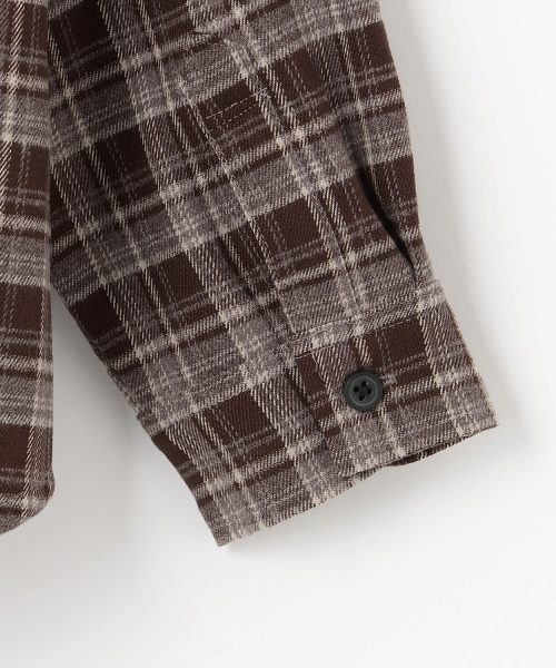 XLARGE KIDS(エクストララージキッズ)の「パッチロゴチェックシャツ(シャツ/ブラウス・キッズ・ブラック/ブラウン・140cm/110cm/130cm/120cm)」の10枚目の写真