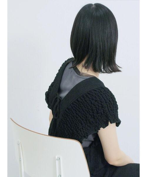 Samansa Mos2 blue（サマンサモスモスブルー）の「楊柳ワイドロンパース（その他パンツ・レディース・ブラウン/ブラック/グレー・F）」の21枚目の写真