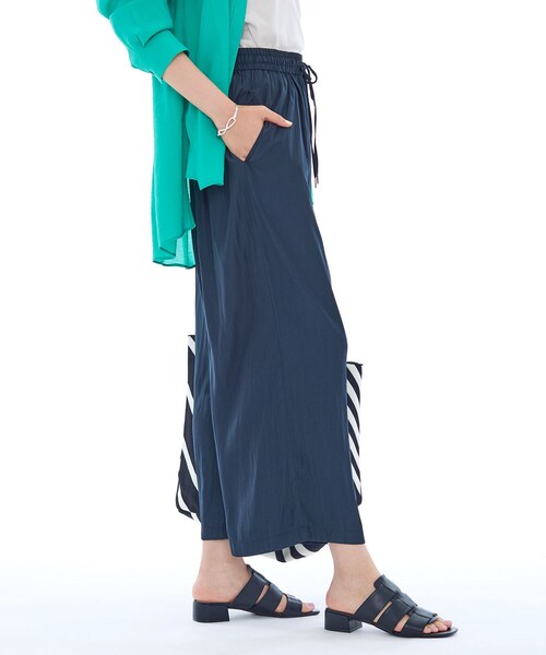 新品★組曲大きいサイズギャザーパンツ（23区自由区JプレスインディヴィgICB） 新品☆組曲大きいサイズギャザーパンツ（23区自由区Jプレス