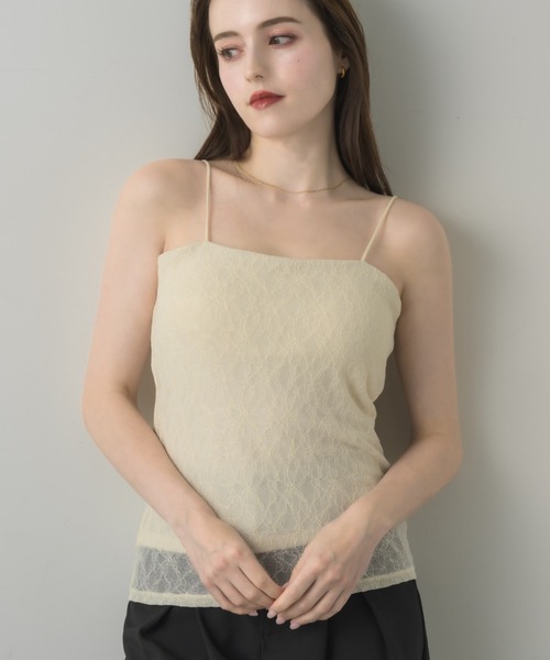 muku(ムク)の「LACE CAMISOLE/in bra(キャミソール・レディース・ホワイト/アイボリー/ブラック・FREE)」の18枚目の写真