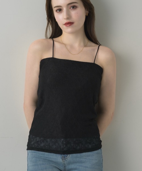 muku(ムク)の「LACE CAMISOLE/in bra(キャミソール・レディース・ホワイト/アイボリー/ブラック・FREE)」の21枚目の写真