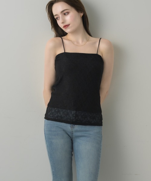 muku(ムク)の「LACE CAMISOLE/in bra(キャミソール・レディース・ホワイト/アイボリー/ブラック・FREE)」の12枚目の写真