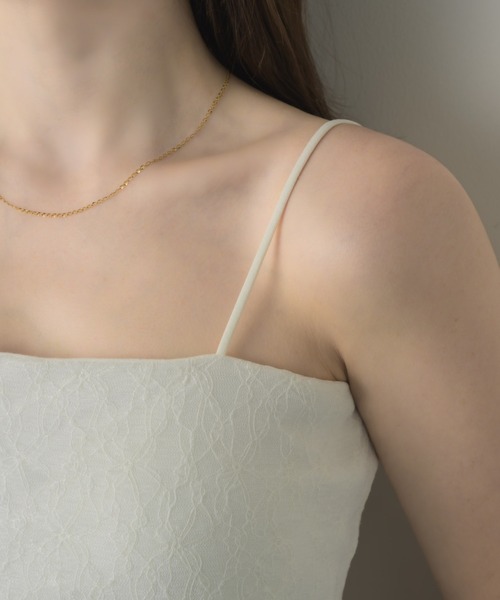 muku(ムク)の「LACE CAMISOLE/in bra(キャミソール・レディース・ホワイト/アイボリー/ブラック・FREE)」の14枚目の写真