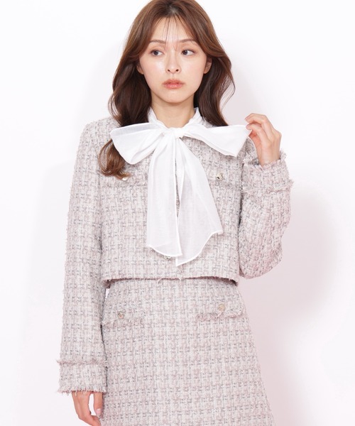【あん】美品♡JUSGLITTY ツイードCPOジャケット あん】美品♡JUSGLITTY ツイードCPOジャケット 2025年最新