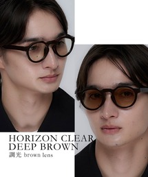 Jugaad14(ジュガードフォーティーン)の【jugaad14】HORIZON CLEAR  deep brown(サングラス)