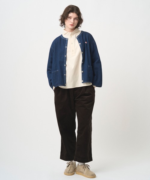 WOMEN'S DENIM COLLARLESS JACKET（デニムジャケット）｜DANTON