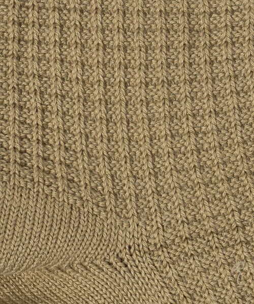 ROTOTO(ロトト)の「<ROTOTO>ワッフル クルーソックス(ソックス/靴下・メンズ・オレンジ/オリーブ/コバルトブルー・M)」の6枚目の写真