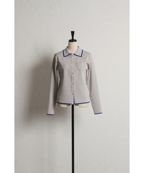 &. NOSTALGIA(アンドドットノスタルジア)の「【ZOZO限定】配色ニットカーディガン(カーディガン/ボレロ・レディース・ブラウン/ブラック/グレー・M)」の16枚目の写真