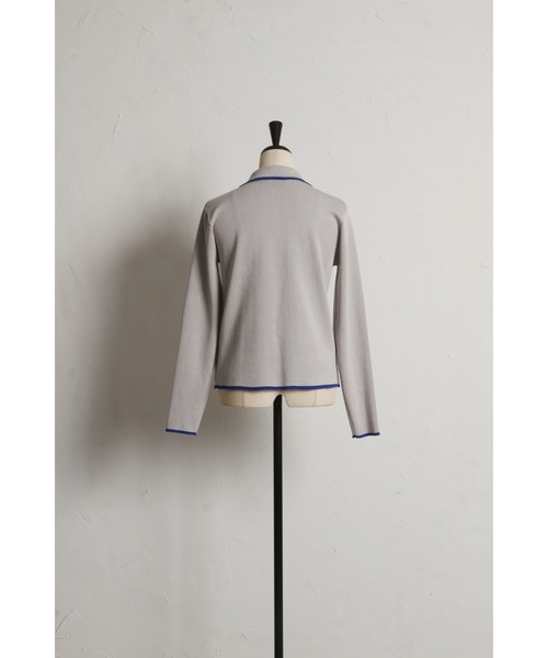 &. NOSTALGIA(アンドドットノスタルジア)の「【ZOZO限定】配色ニットカーディガン(カーディガン/ボレロ・レディース・ブラウン/ブラック/グレー・M)」の18枚目の写真