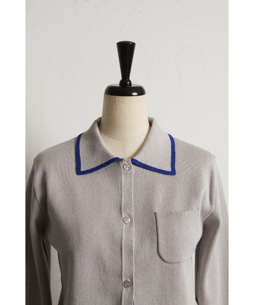 &. NOSTALGIA(アンドドットノスタルジア)の「【ZOZO限定】配色ニットカーディガン(カーディガン/ボレロ・レディース・ブラウン/ブラック/グレー・M)」の19枚目の写真