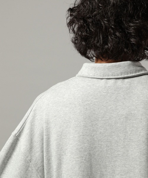 RAGEBLUE(レイジブルー)の「コンバーチブルポロスウェット(スウェット・メンズ・グレー/ブラック・MEDIUM/LARGE)」の8枚目の写真