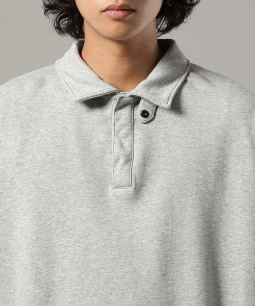 RAGEBLUE(レイジブルー)の「コンバーチブルポロスウェット(スウェット・メンズ・グレー/ブラック・MEDIUM/LARGE)」の7枚目の写真