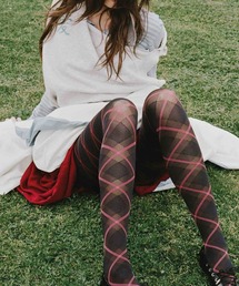 SWEDISH STOCKING（スウェディッシュストッキングス）の「Franka Check Tights Dark Brown（タイツ/ストッキング・レディース）」
