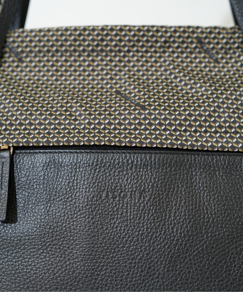 SAC'S BARJean（サックスバージーン）の「【VISONA/ヴィソナ】 HAND BAG L（ハンドバッグ・レディース・ベージュ系その他/ブラック・FREE）」の10枚目の写真