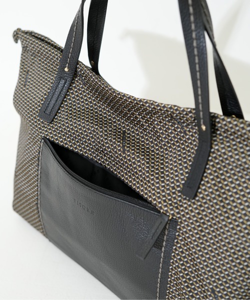 SAC'S BARJean（サックスバージーン）の「【VISONA/ヴィソナ】 HAND BAG L（ハンドバッグ・レディース・ベージュ系その他/ブラック・FREE）」の14枚目の写真