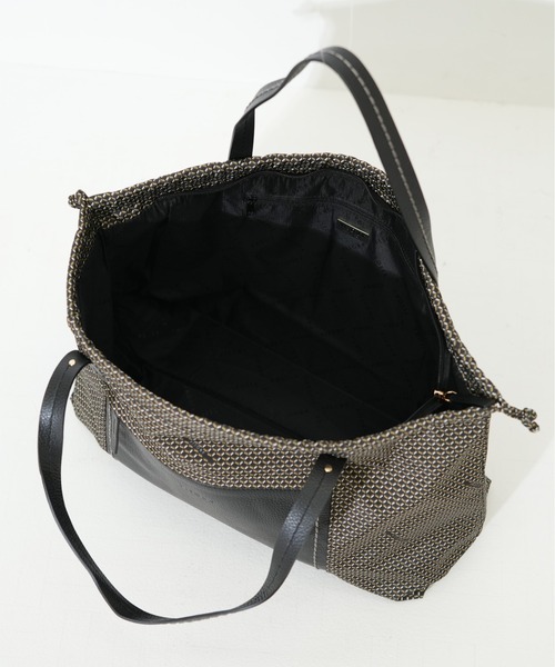 SAC'S BARJean（サックスバージーン）の「【VISONA/ヴィソナ】 HAND BAG L（ハンドバッグ・レディース・ベージュ系その他/ブラック・FREE）」の15枚目の写真